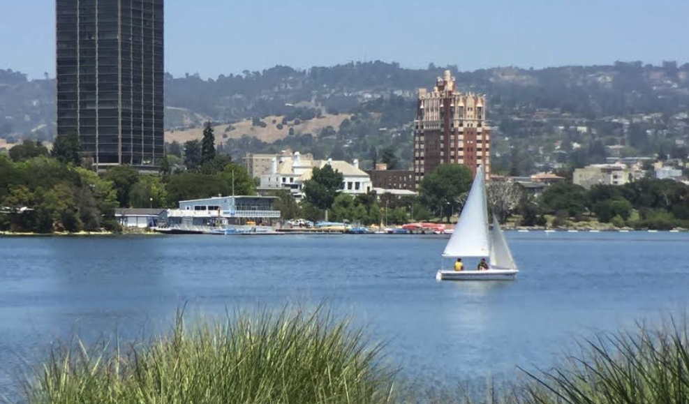 Sailing on Lake Merritt
